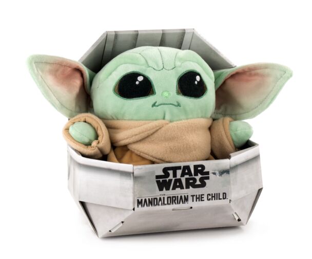 Star Wars: The Mandalorian - Peluche Baby Yoda (Grogu) con Capsula - 24cm -  Qualità Super Morbida