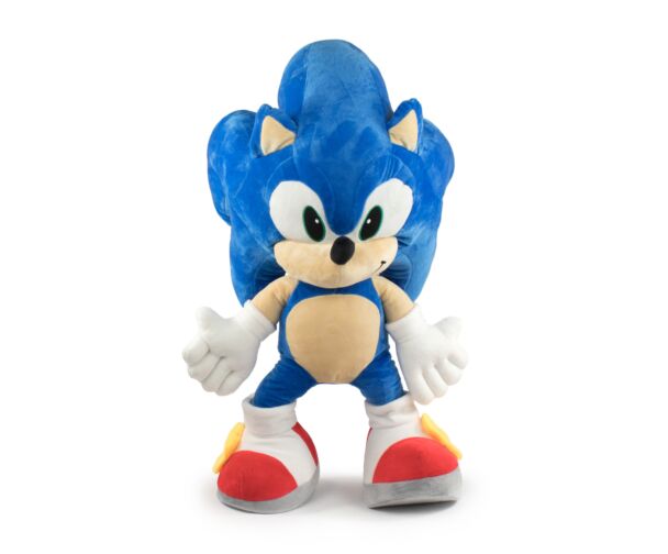 Sonic - Peluche Grande the Hedgehog Couleur Bleu - 67cm - Qualité Super Soft