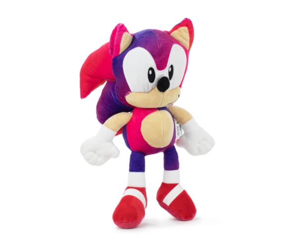 Peluche Sonic Degradado Rojo 29cm - Sonic The Hedgehog - Alta Calidad