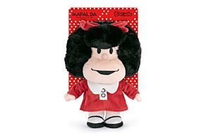 Mafalda - Peluche Mafalda Vestido Rojo Con Blister - 26cm - Calidad Super Soft