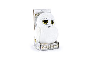 Harry Potter - Peluche Chouette Blanche Hedwig  avec Display - 16cm - Qualité Super Soft