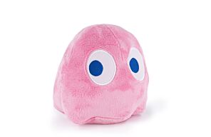 Pac-Man - Peluche Pinky Fantôme Rose - 17cm - Qualité Super Soft