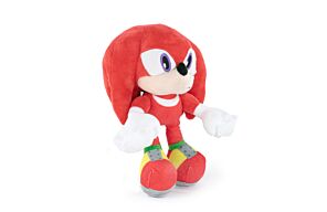 Sonic - Peluche Knuckles The Echidna Color Rojo - 27cm - Calidad Super Soft