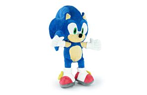 Sonic - Peluche da Collezione Sonic The Hedgehog Colore Blu - 35cm - Qualità Super Morbida