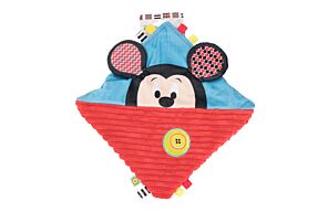 Mickey y amigos - Peluche Doudou Mantita Mickey - 28cm - Calidad Super Soft