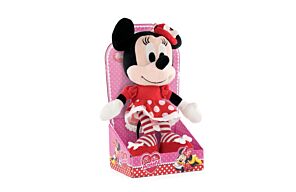 Mickey y Amigos - Peluche Minnie Lazo Rojo Display - 30cm - Calidad Super Soft
