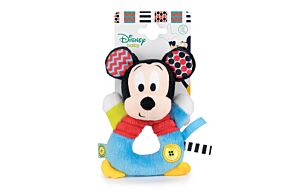 Mickey y Amigos - Peluche  Aro Sonajero Mickey - 15cm - Calidad Super Soft