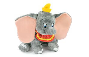 Dumbo: L'Elefante Volante - Peluche Elefante Dumbo con Capelli - Qualità Super Morbida