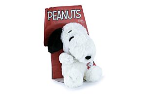 Peanuts - Peluche Snoopy  Assise Présentation sur Boîte Display - 26cm - Qualité Super Soft