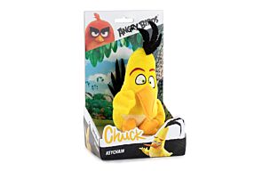 Angry Birds - Peluche Chuck avec Display - 18cm - Qualité Super Soft