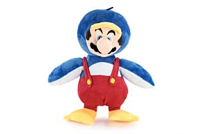 Super Mario Bros - Peluche Mario Disfraz Pingüino - 31cm - Calidad Super Soft
