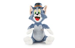 Tom et Jerry - Peluche Chat Tom avec Chapeau - 29cm - Qualité Super Soft