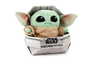 Star Wars: The Mandalorian - Peluche Baby Yoda (Grogu) avec Capsule - 24cm - Qualité Super Soft