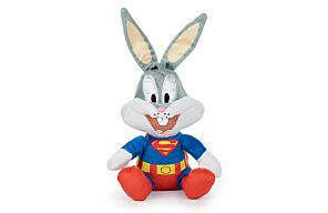 Looney Tunes - Peluche Bugs Bunny Disfrazado de Superhéroe DC - Alta Calidad