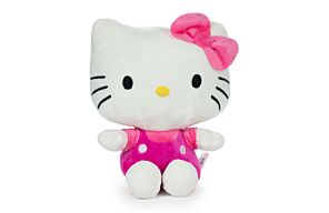 Hello Kitty - Peluche di Hello Kitty Icon con Salopette Rosa - Alta Qualità