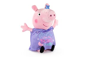 Peppa Pig - Peluche Peppa Pig con Vestido Lila - Calidad Super Soft