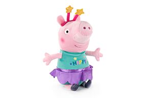 Peppa Pig - Peluche Peppa Pig con Tutu Lila - Calidad Super Soft