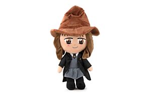 Harry Potter - Peluche Hermione Granger avec le Choixpeau Magique - 37cm - Qualité Super Soft