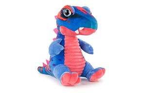 Peluche Dinosaure T-Rex Bleu Assis - Tyrannosaurus Rex - 25cm - Qualité Super Soft