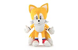 Sonic - Peluche Tails Miles Prower Colore Giallo - 33cm - Qualità Super Morbida