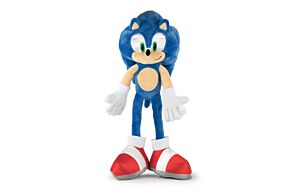 Sonic - Peluche Sonic The Hedgehog Colore Blu - Qualità Super Morbida