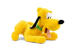 Mickey et Amis - Peluche Pluto Allonger avec Son - 43cm - Qualité super soft