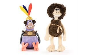 Early Man - Pack Collección 2 Peluches Early Man - 40cm - Calidad Super Soft