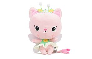Peluche Chat Kitty Fairy Rose 25cm - Gabby et la Maison Magique - Haute Qualité