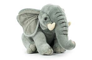Peluche Elefante 23cm - Wildlife Premium - Alta Qualità