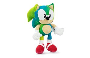 Peluche Sonic Dégradé Vert 28cm - Sonic The Hedgehog - Haute Qualité