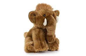 Peluche Mammut Marrone Scuro 26cm - Alta Qualità