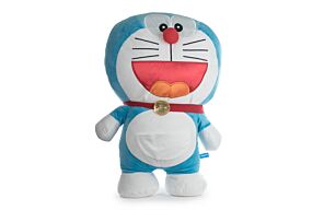 Doraemon - Peluche Grande Doraemon con Sorriso a Bocca Aperta - 63cm - Qualità Super Morbida
