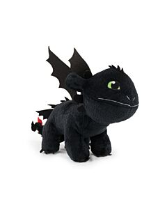 Dragons - Peluche Krokmou Dragon Noir - Qualité Super Soft