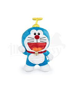 Doraemon - Doraemon-Plüsch mit Propeller - Superweiche Qualität