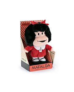 Mafalda - Peluche Mafalda Robe Rouge Avec Display - 26cm - Qualité Super Soft