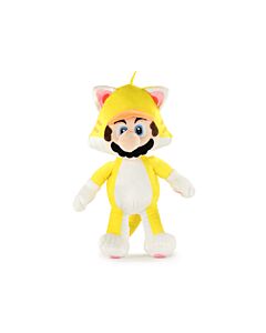 Super Mario Bros - Peluche Mario Felino - 34cm - Calidad Super Soft