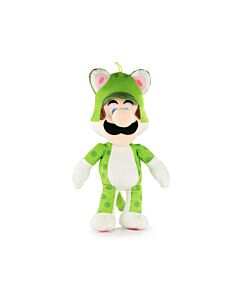 Super Mario Bros - Peluche Luigi Frog - 36cm - Qualité Super Soft