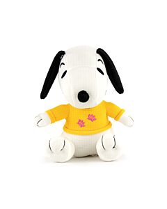 Peanuts - Peluche Snoopy Baby T-shirt Jaune - 20cm - Qualité Super Soft