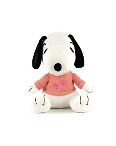 Snoopy - Peluche Snoopy Baby Maglietta Rosa - 20cm - Qualità Super Morbida