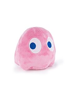 Pac-Man - Peluche Pinky Fantôme Rose - 17cm - Qualité Super Soft