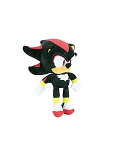Sonic - Peluche Shadow The Hedgehog Couleur Noire - 32cm - Qualité Super Soft