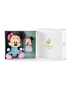 Mickey et Amis - Coffret Cadeau: Peluche Minnie Mouse et  Hochet Minnie Mouse - Calidad Super Soft