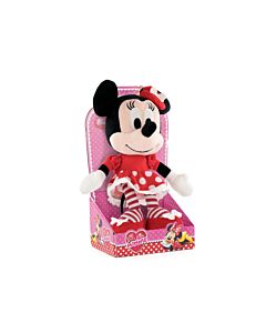 Mickey und Freunde - Minnie Maus Plüsch mit roter Schleife und Display - 30 cm - Superweiche Qualitä