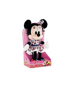 Mickey und Freunde - Minnie Maus Plüsch Bow Blumen mit Display - 30 cm - Superweiche Qualität.