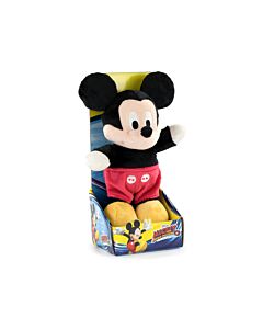 Mickey et Amis - Peluche Mickey Flopsie Display - 26cm - Qualité Super Soft
