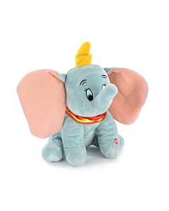 Dumbo: L'Elefante Volante - Peluche Dumbo Azzurro con Suono - 32cm - Qualità Super Morbida