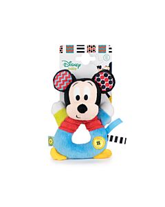 Mickey et Amis - Anneau Hochet Mickey Mouse - 15cm - Qualité Super Soft.