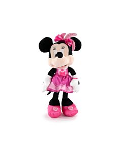 Mickey et Amis - Peluche Minnie de Fête - Qualité Super Soft
