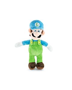 Super Mario Bros - Peluche Luigi Gorra Azul - 37cm - Calidad Super Soft