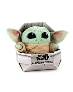 Star Wars: The Mandalorian - Peluche Baby Yoda (Grogu) con Capsula - 24cm - Qualità Super Morbida